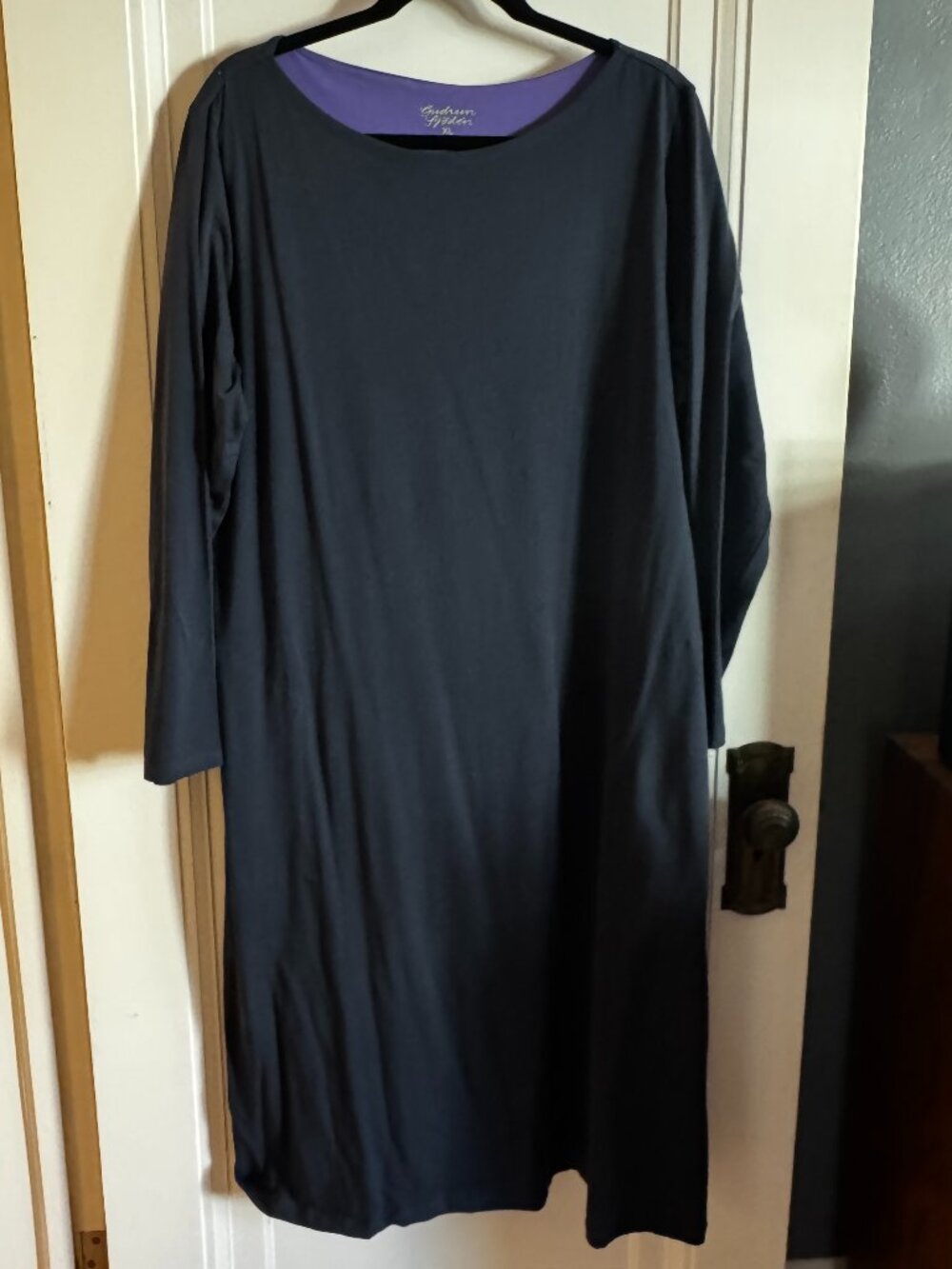 Gudrun Sjoden Cotton Jersey Long Sleeve Dress
